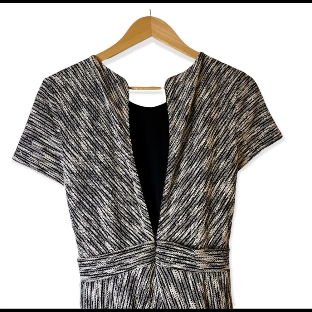 Anthropologie Hutch Dress NWT Avery Fit & Flare Black White Size M BEAUTIFUL! - Picture 5 of 11